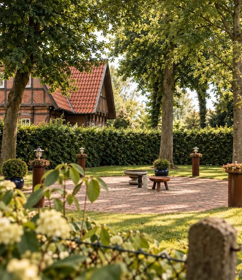 Der idyllische Garten