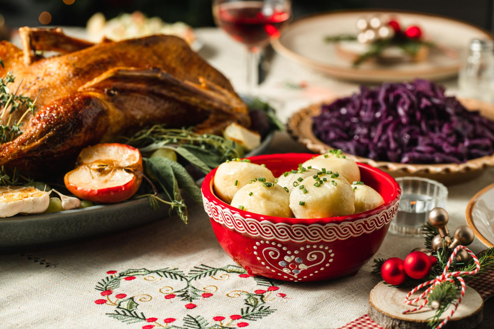 Weihnachtliches Buffet
