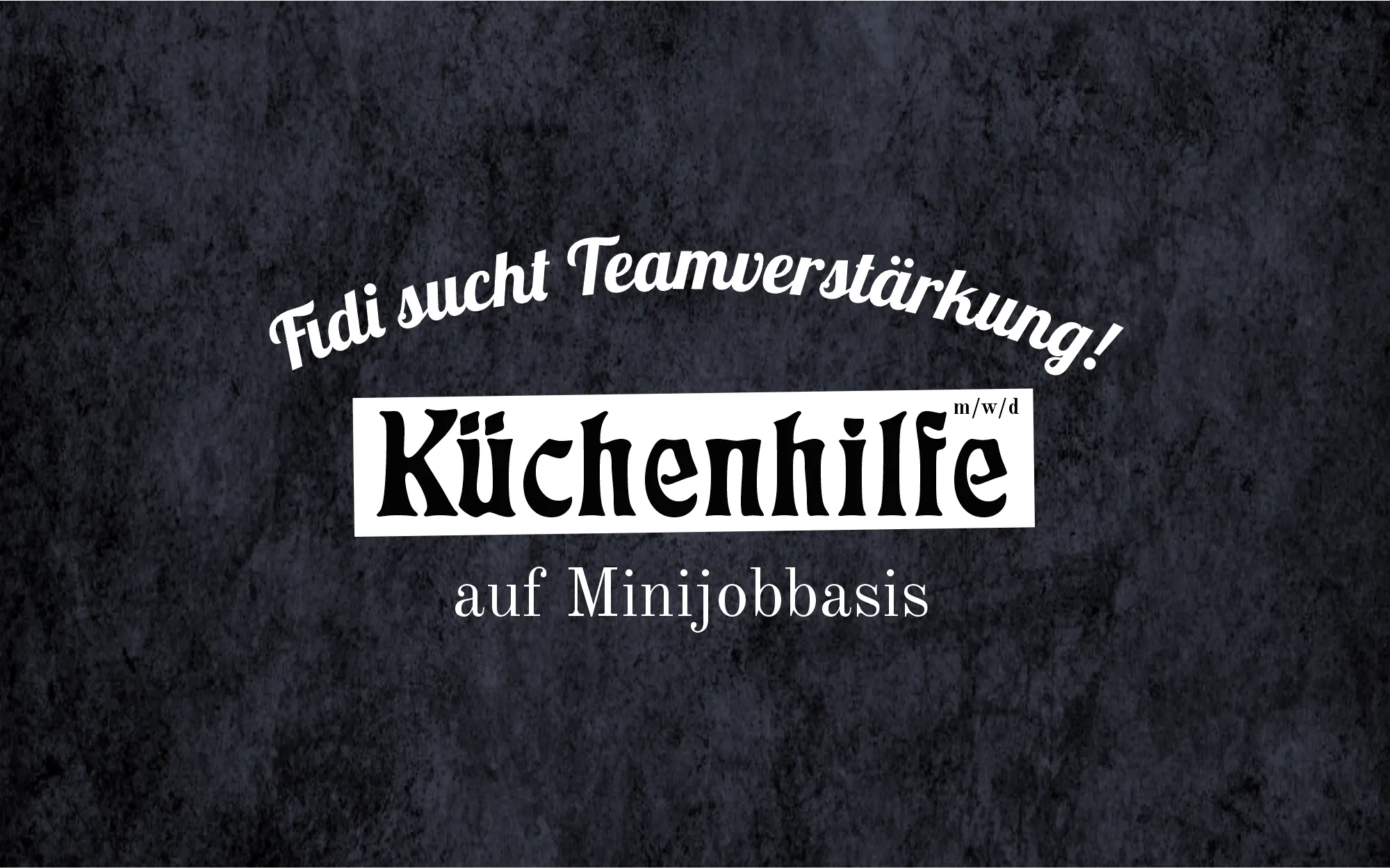 Küchenhilfe gesucht