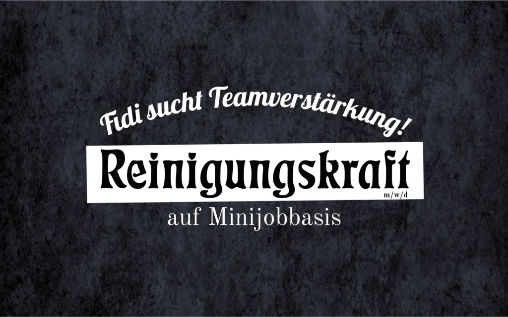 Reinigungskraft gesucht