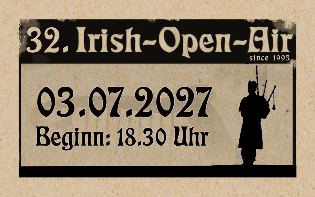 Terminankündigung Irish Open Air 2027
